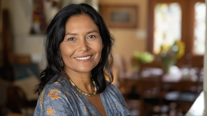 Emprendedora en su negocio